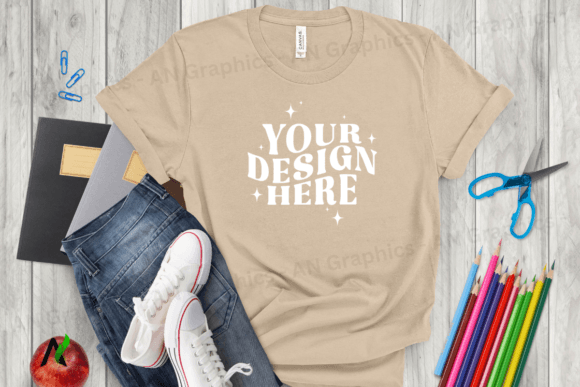 Back to School Bella Canvas Mockup 0244: A Professional Tool for T-Shirt Designers and Creators