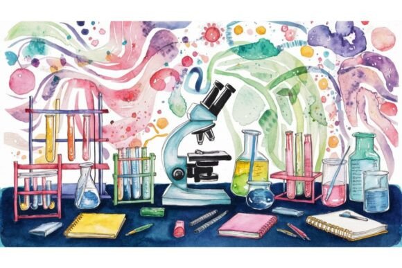 Back to School Science Background: A Gateway to Curiosity and Discovery