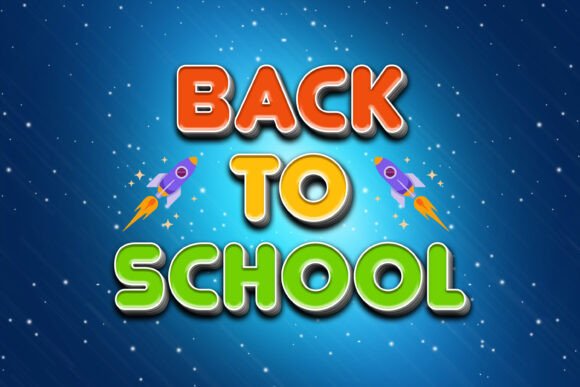 Back to School Text Effects