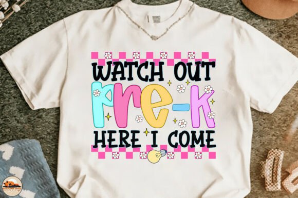Checkered Pre-K Back to School Shirt Png: A Versatile Design for Creative Projects