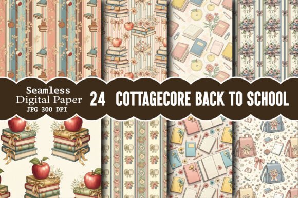 Cottagecore Back to School Pattern