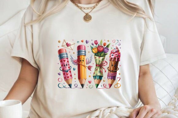 Valentine Back to School Teacher T-Shirt